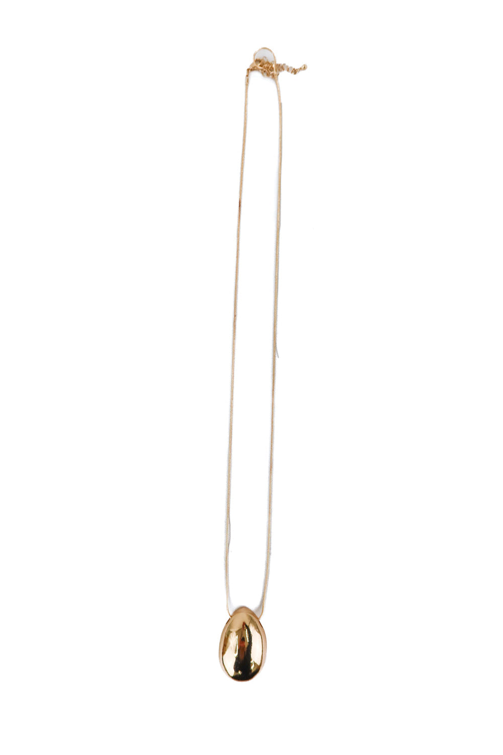 gold large drop statement necklace