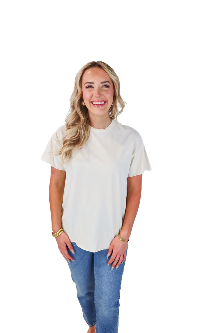 Tribe Kelley cream tee (s)