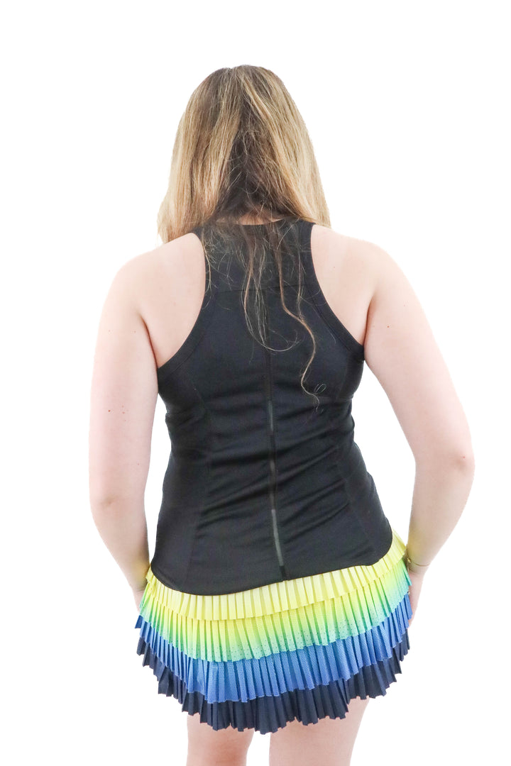 lucky in love black tank (l; retail $63)