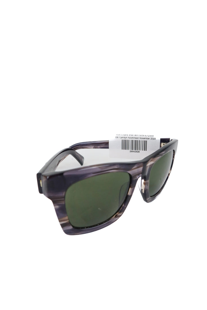 electric crasher sheer dark marble sunglasses (retail $200)