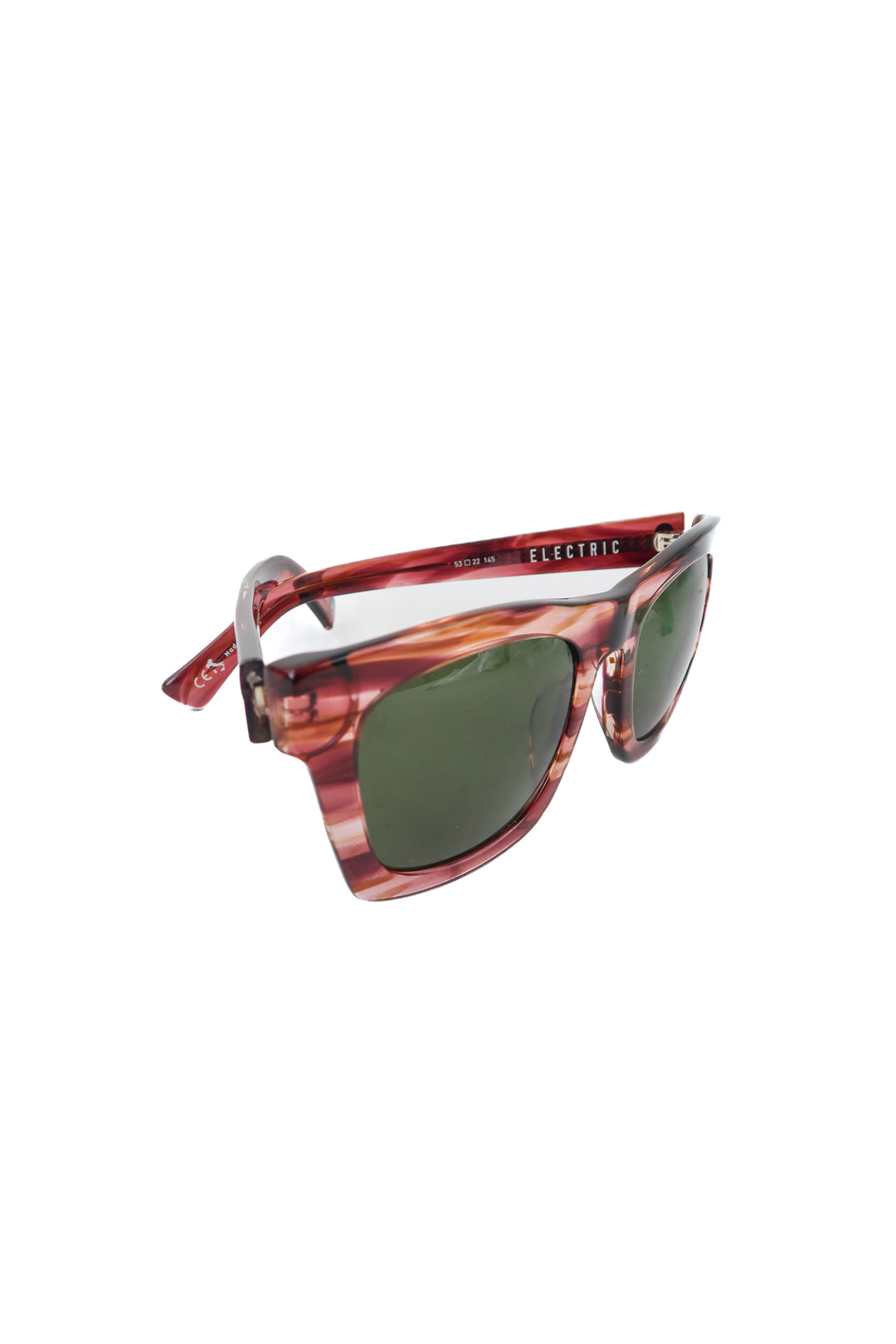 electric crasher maroon marble sunglasses (retail $200)