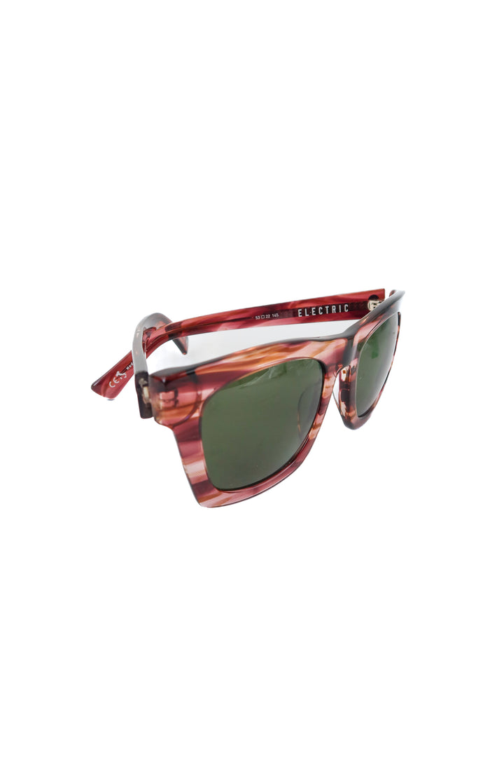 electric crasher maroon marble sunglasses (retail $200)
