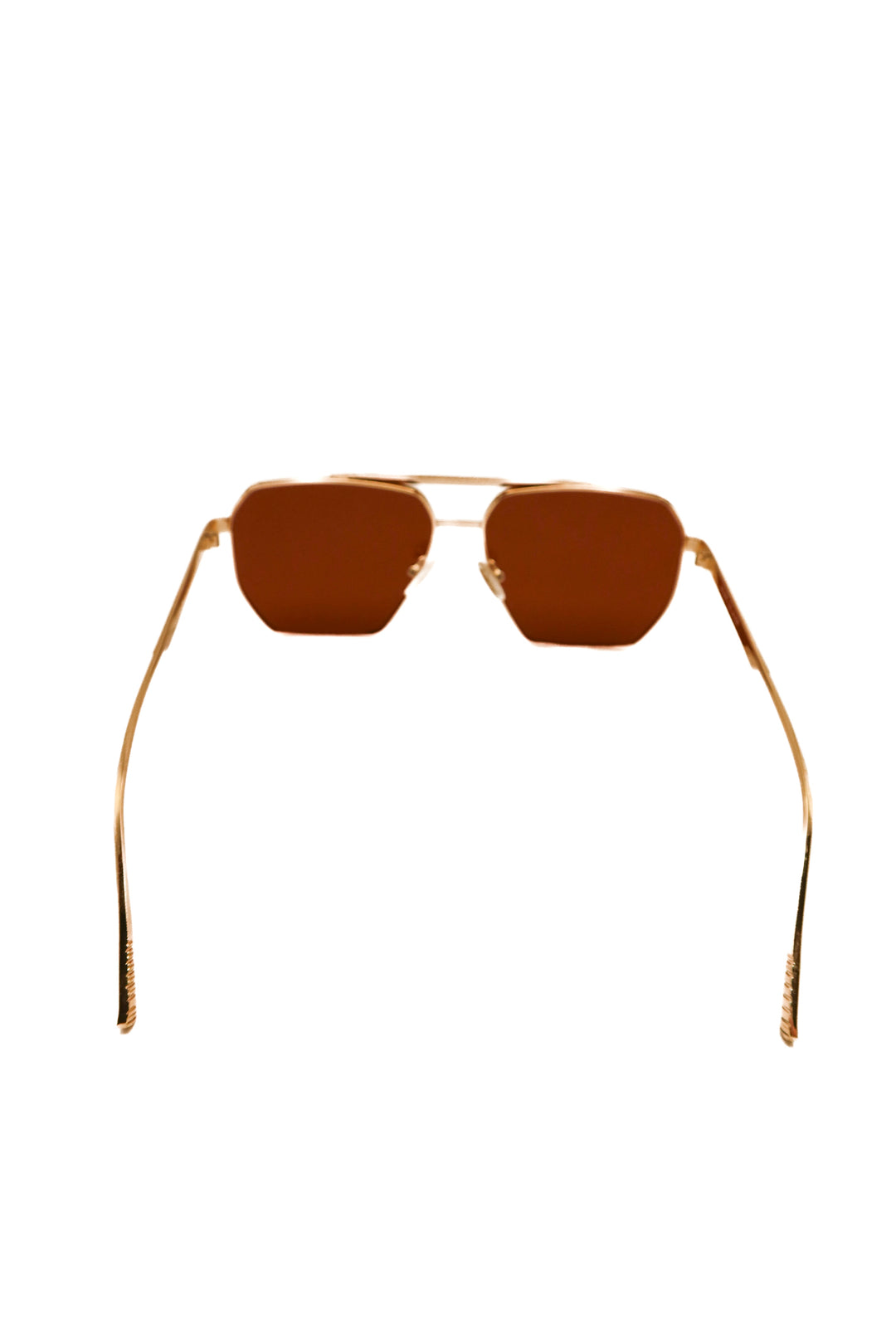 Sojos gold hexagon sunglasses