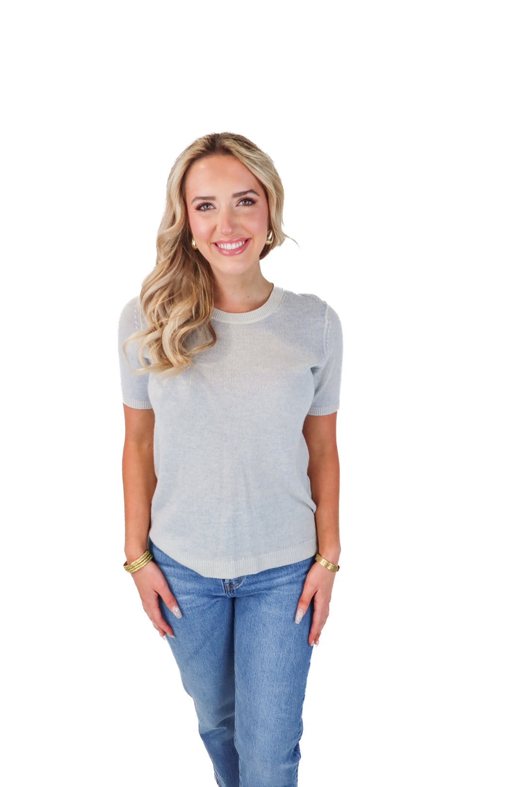 Theory Pale Blue Cashmere Sweater NWT (M; Retail $295)