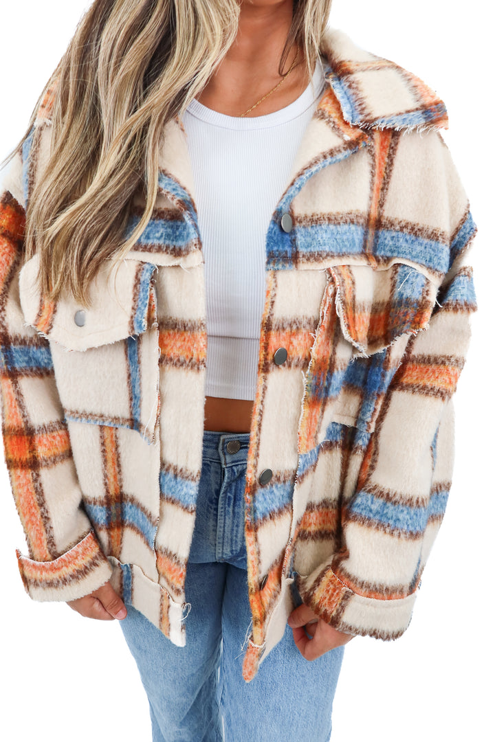 POL plaid jacket (S; retail $78)