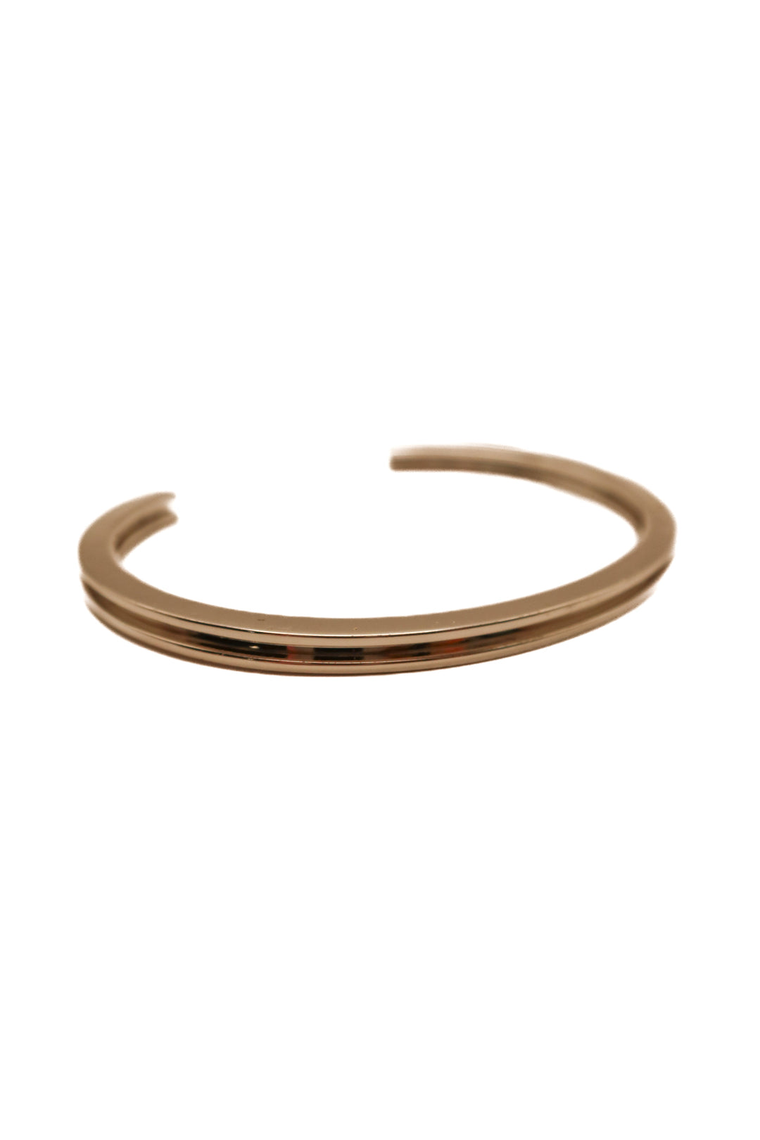 Silver indented cuff