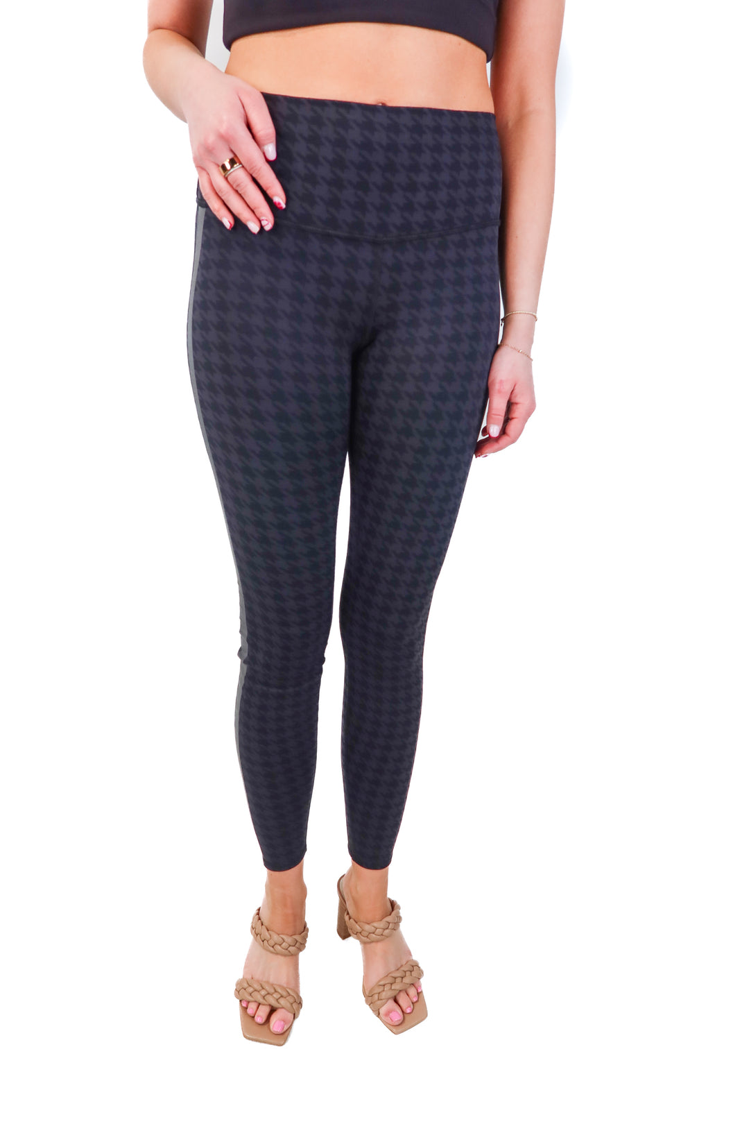 Alo houndstooth leggings (xs)