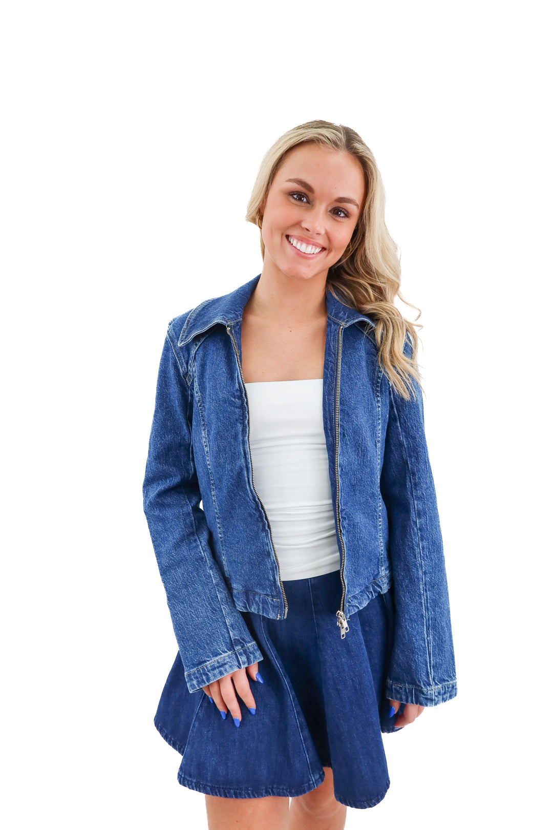 we the free denim jacket NWT (s; retail $148)