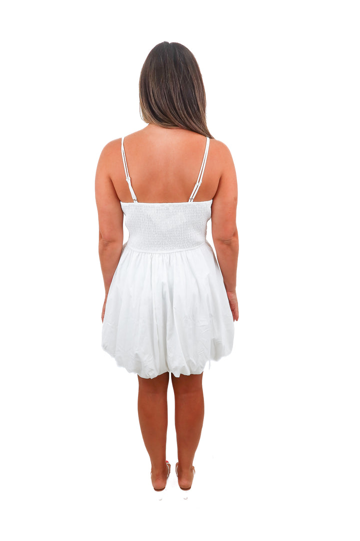Cupshe white dress (L; retail $39) NWT