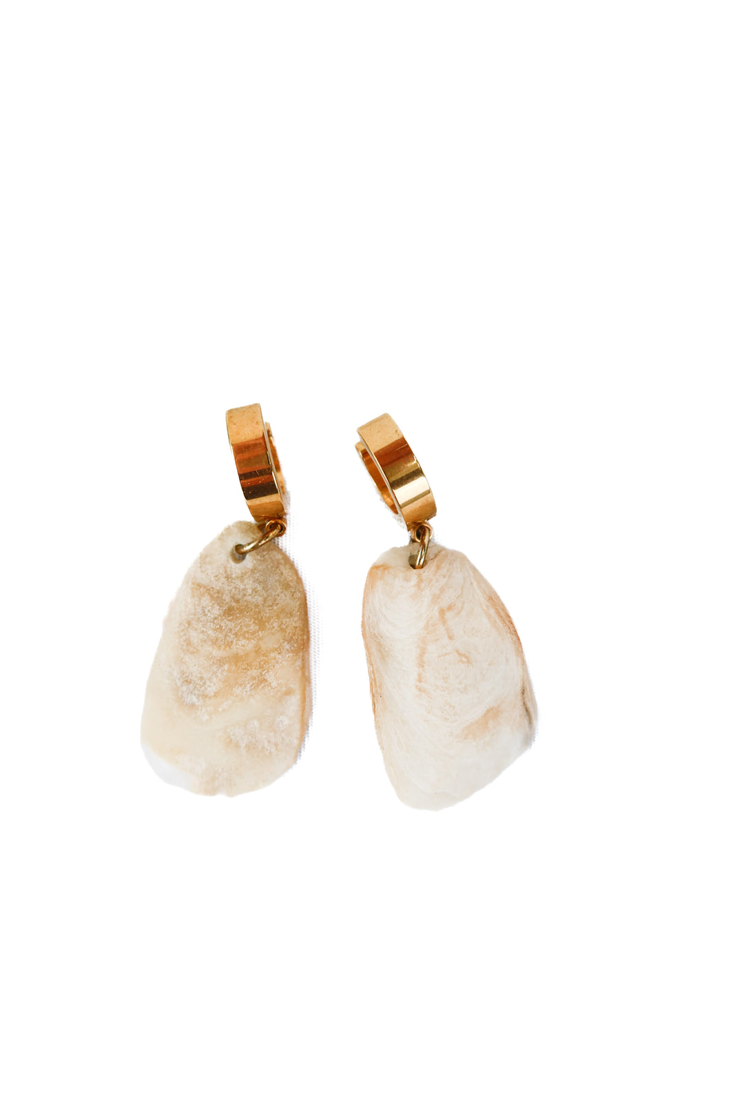 reshelled small seashell earrings (retail $95)