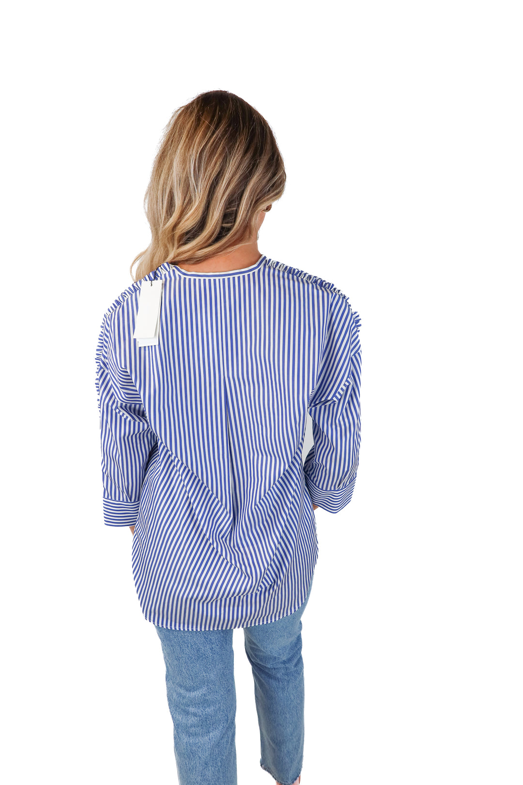 Sandro striped lighting bolt top NWT (1; retails $225)