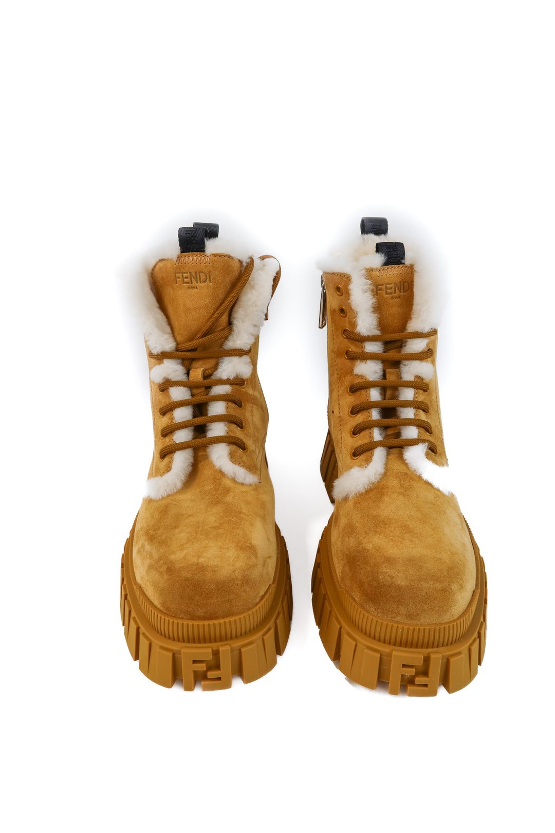 Fendi Roma light fur boots NWOT (fits like 10.5; est. retail $1390)