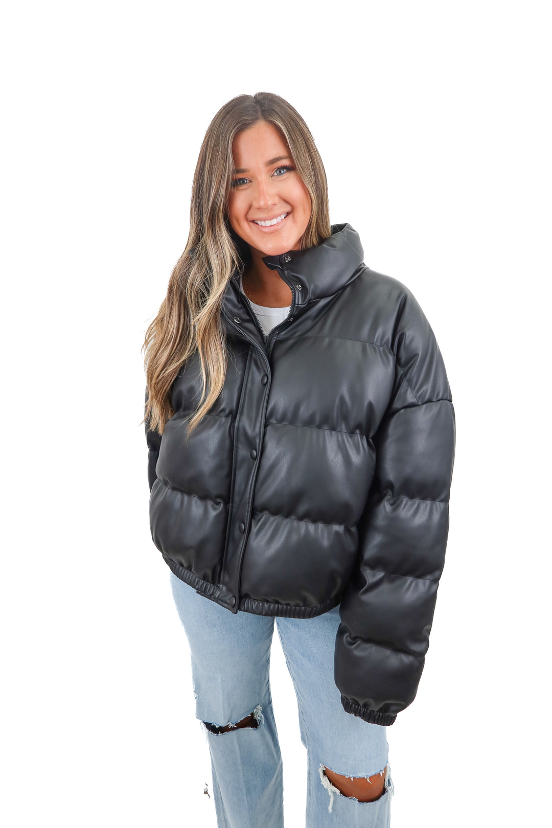 Yitty leather bomber jacket NWT  (2X; retail $150)