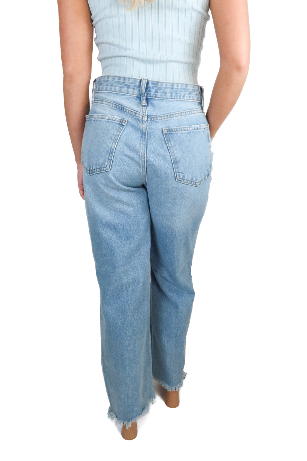 JBD light wash wide leg jeans (27)