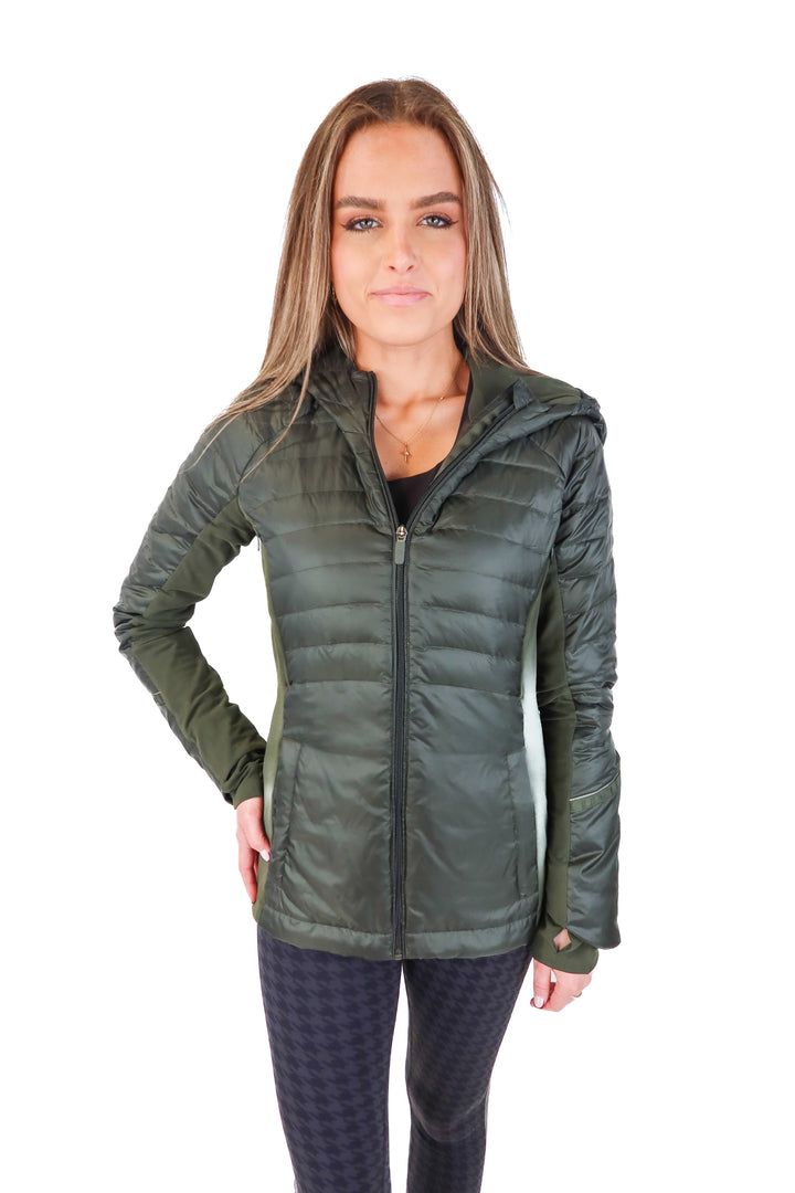Lululemon green zip up jacket (m*)