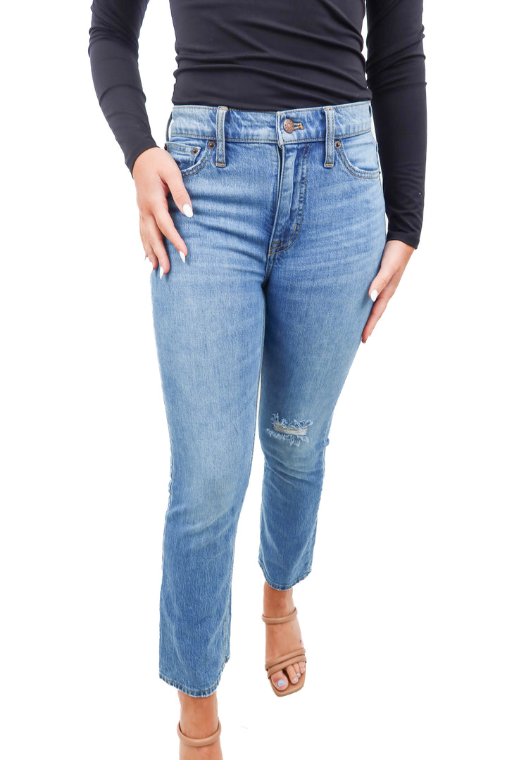 Jcrew High rise flare crop jeans (24)
