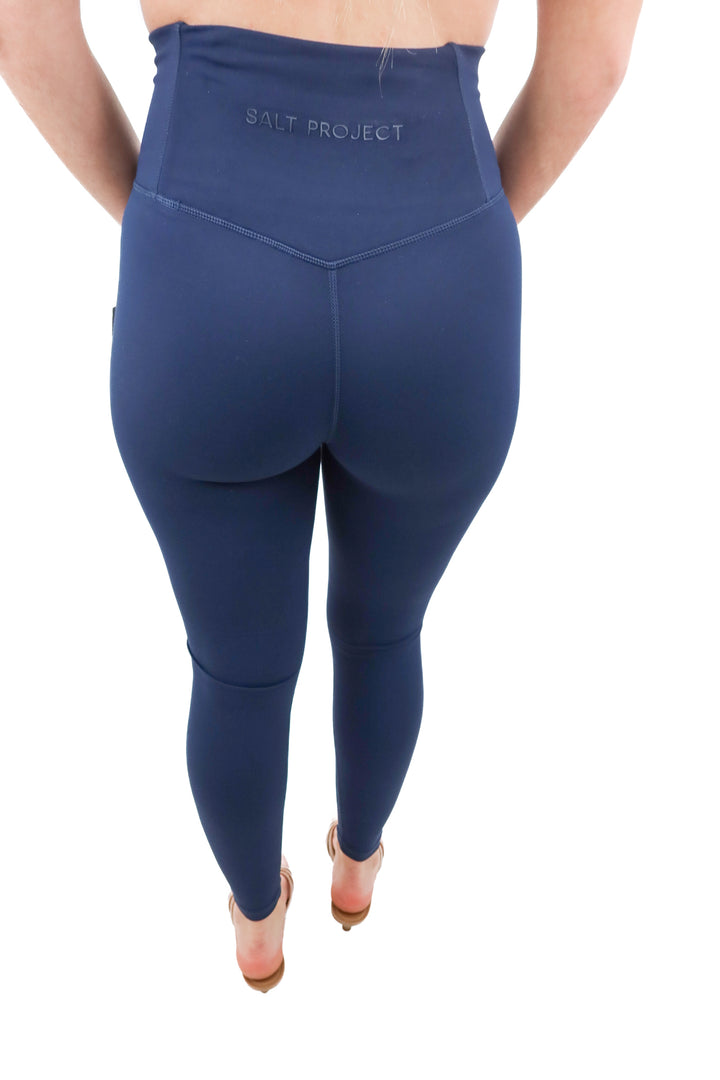 salt project navy leggings NWT (s; retail $62)