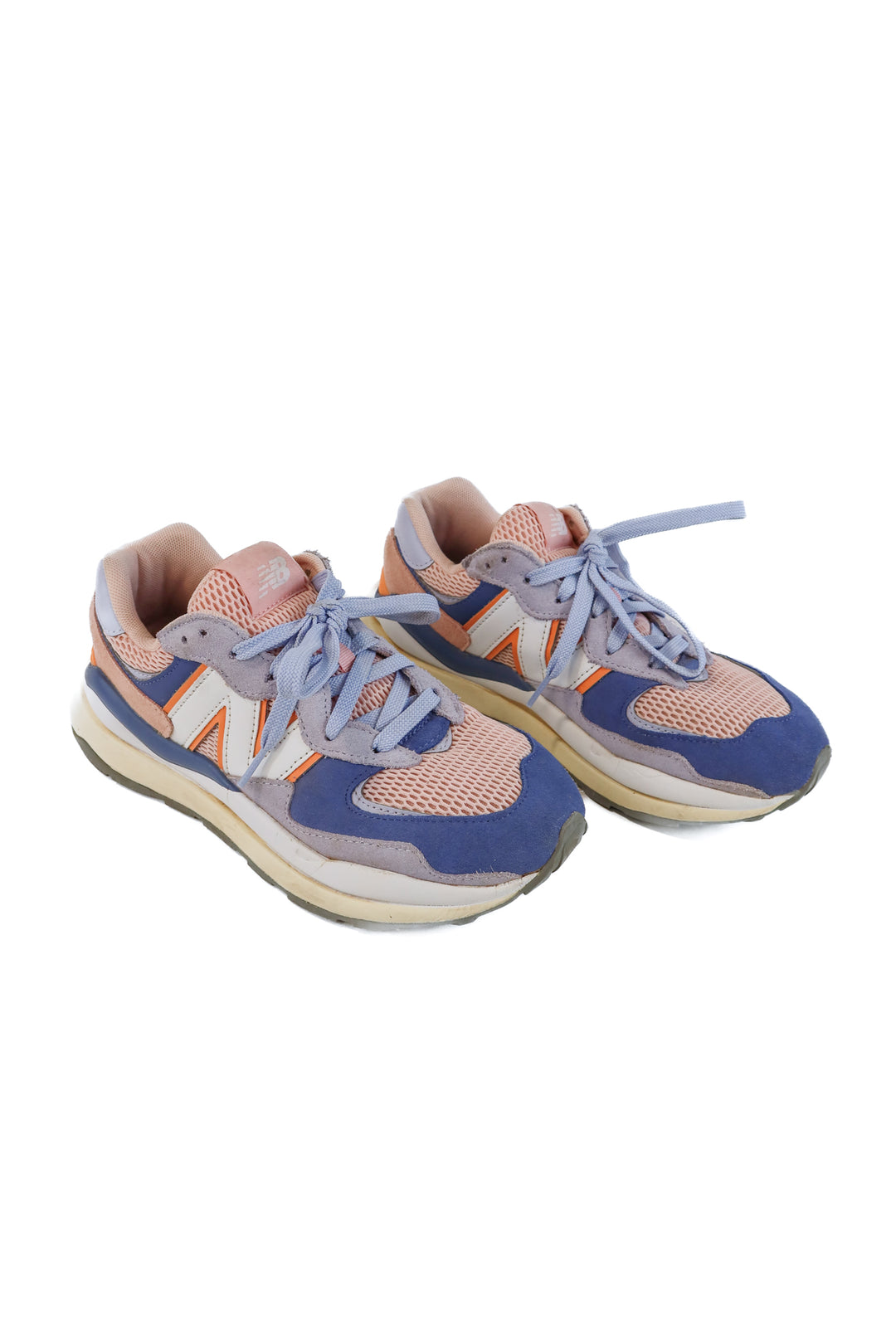 New balance blue/pink/orange sneakers (9; retail $180)