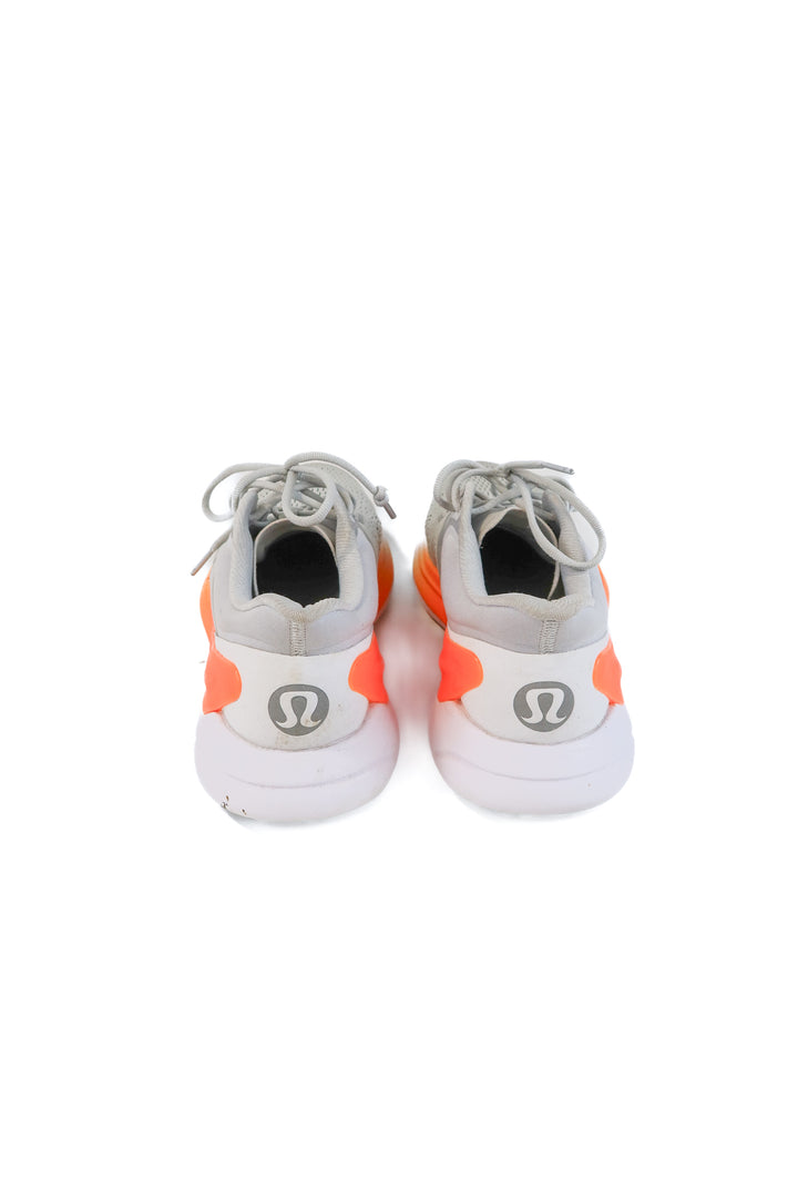 Lululemon grey/orange sneakers (9.5; retail $138)
