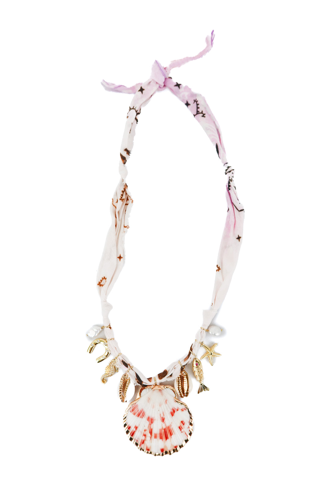 bandana charm necklace (retail $85)