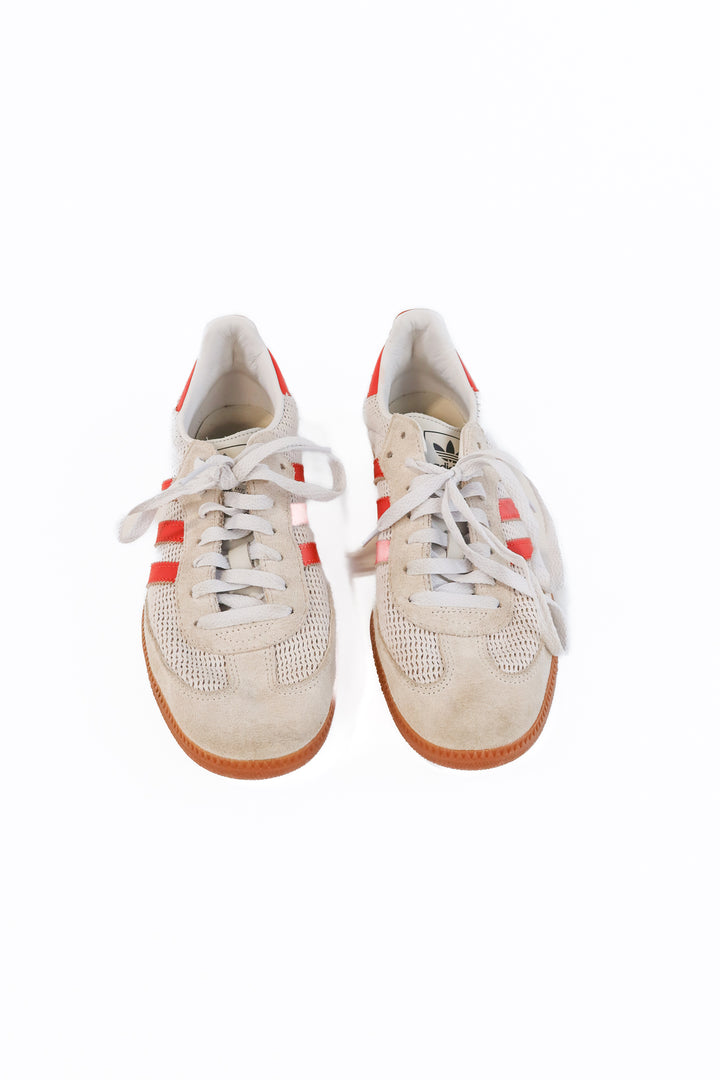 Adidas red samba sneakers NWOT (8.5; retail $99)