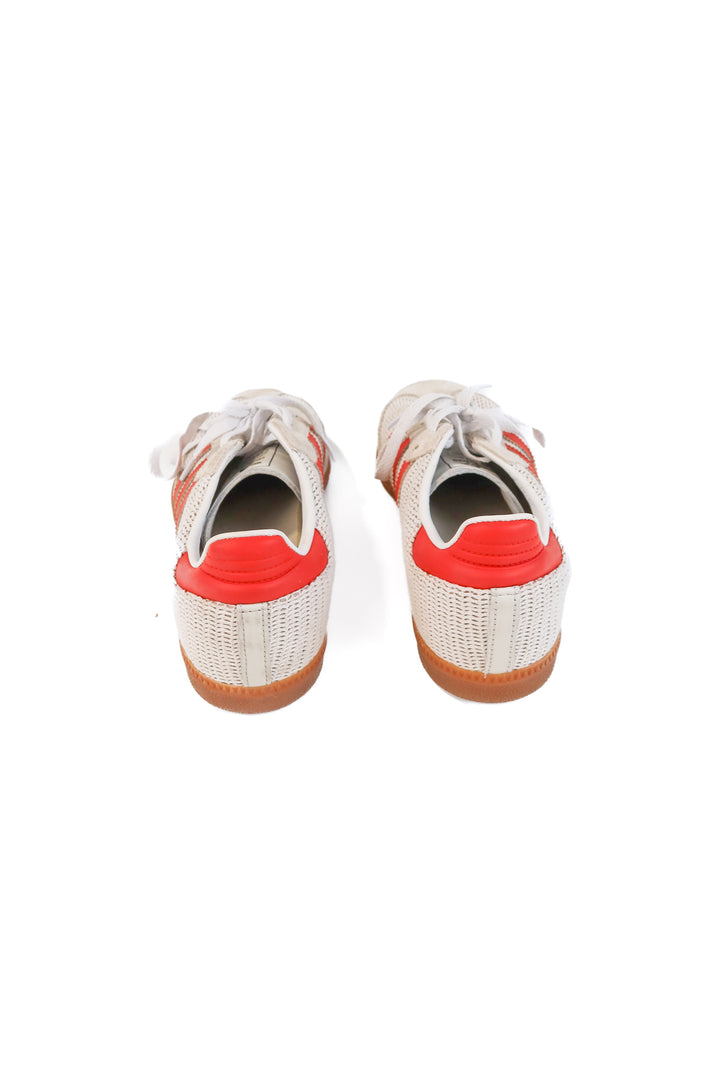 Adidas red samba sneakers NWOT (8.5; retail $99)