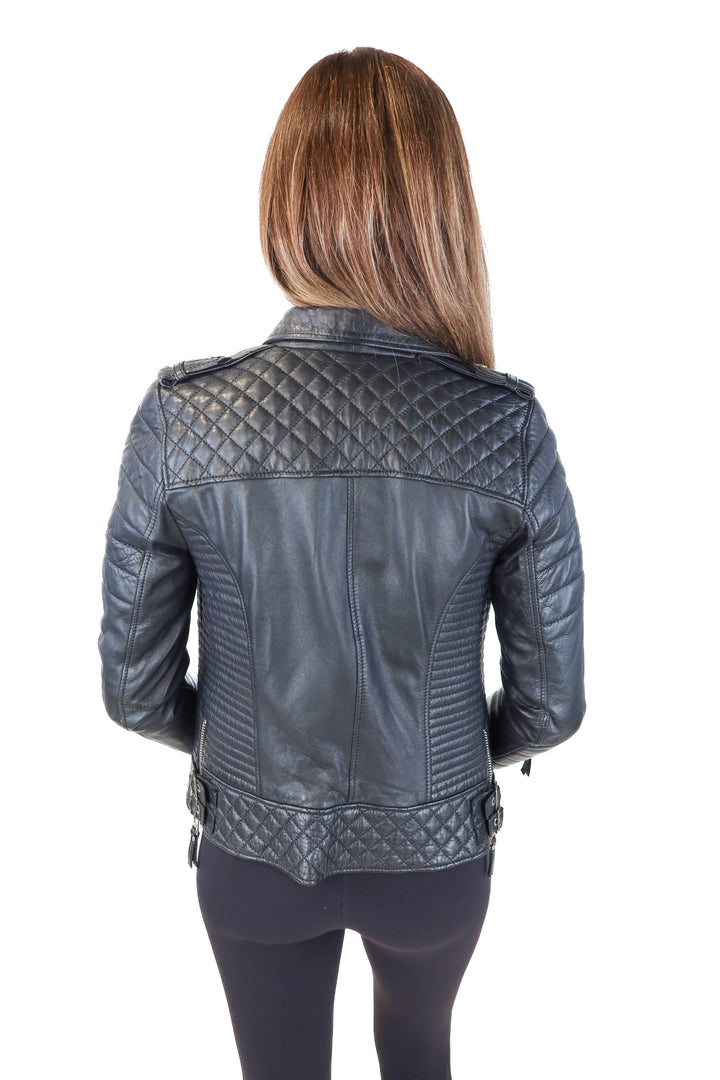Boda skins faux leather jacket (36; retails $660)