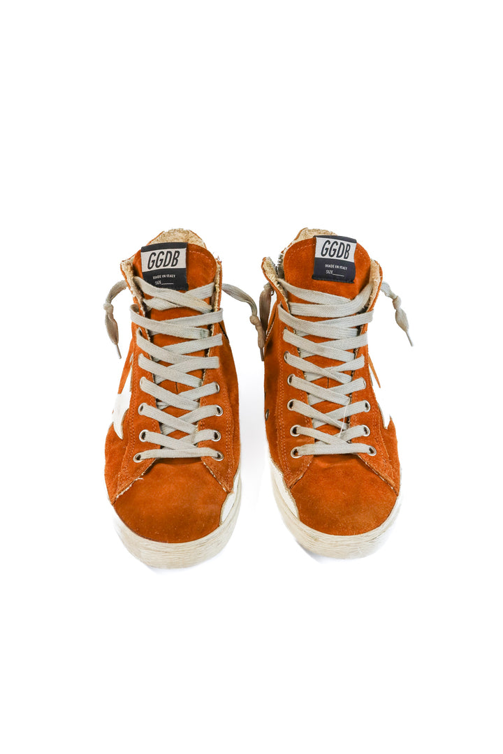 Golden goose brown Francy sneaker (39/ US9; retail $615)