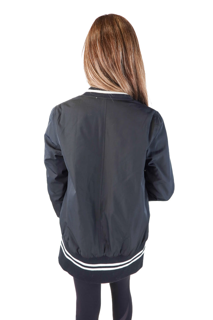 The grey bomber jacket dress (xs*)