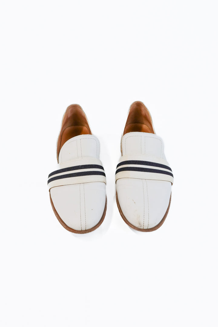 Rag & Bone white loafers (39; retails for $298)