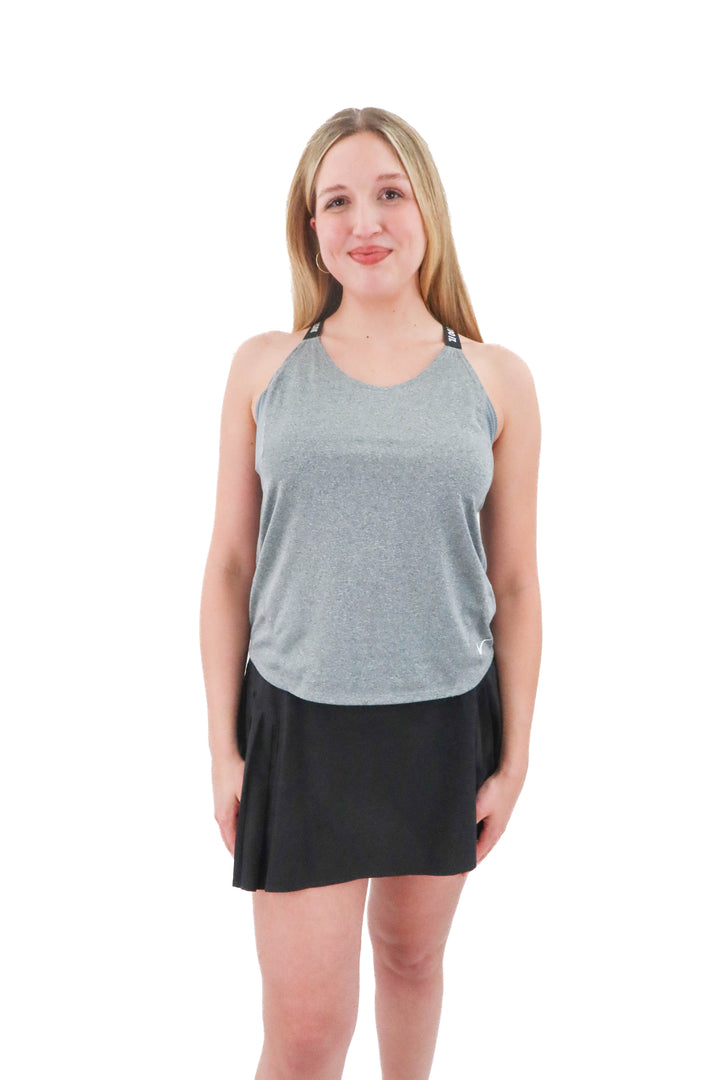nike just do it grey tank (m; retail $39)