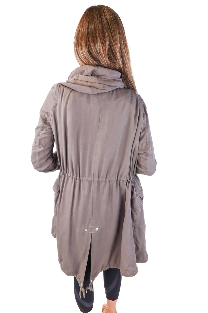 All saints grey coat (4)