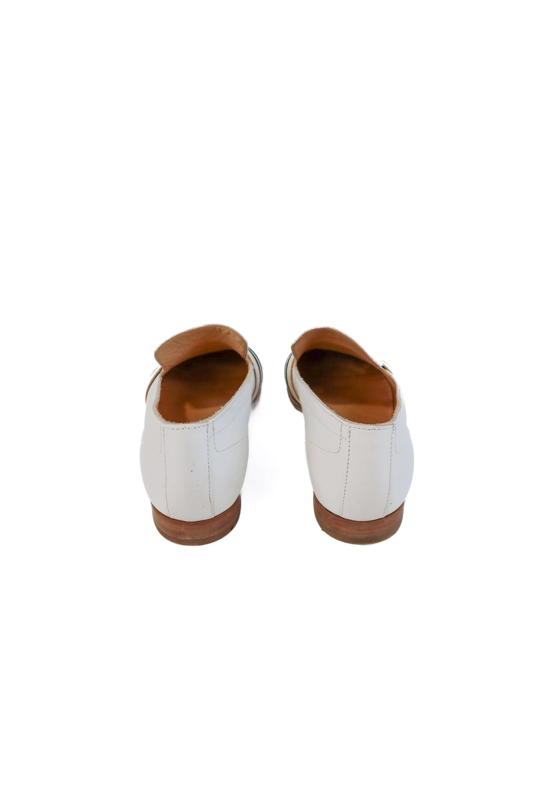 Rag & Bone white loafers (39; retails for $298)