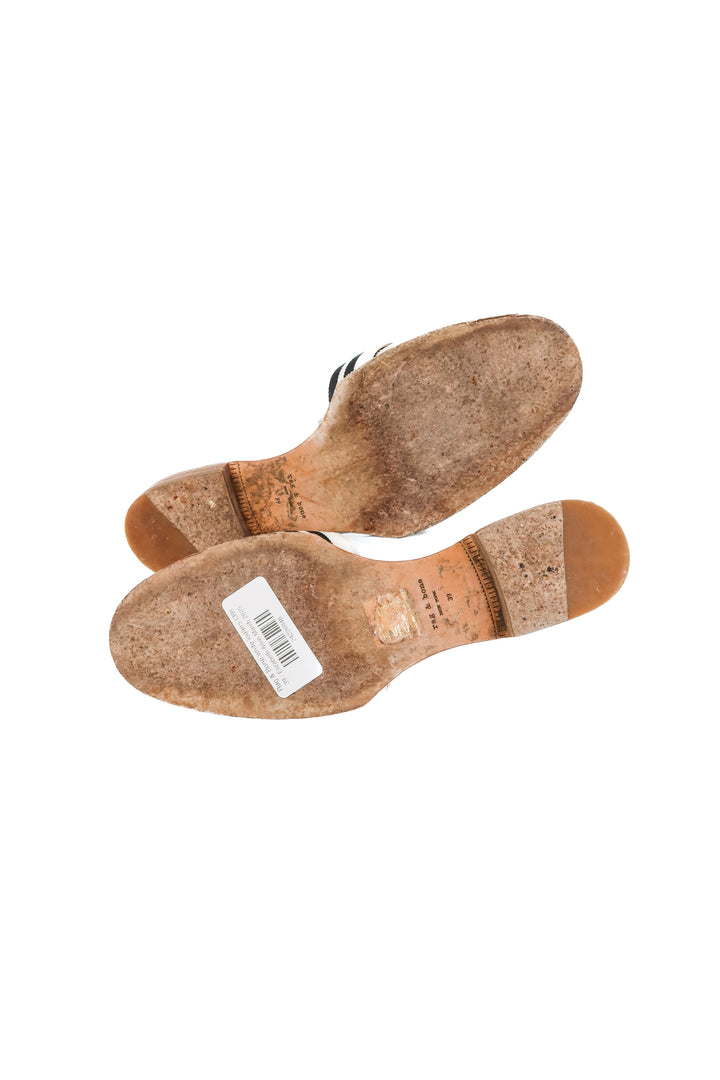 Rag & Bone white loafers (39; retails for $298)