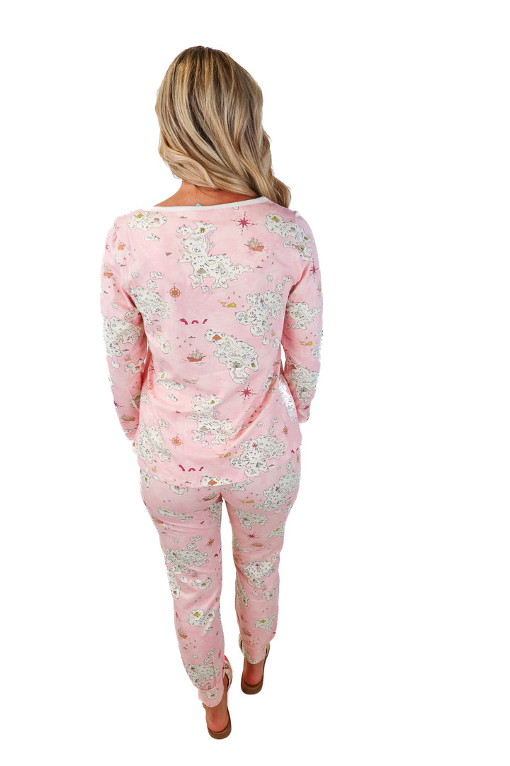 Bed head pink treasure pj set NWT (m; retails for $128)