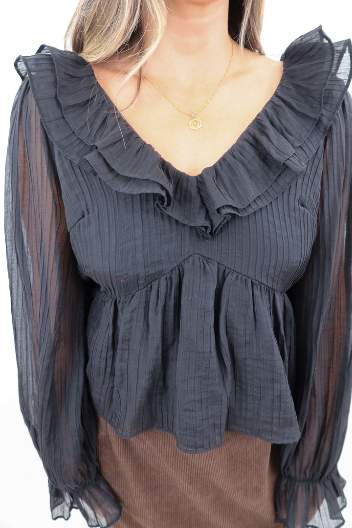 Lulus black top (XL)