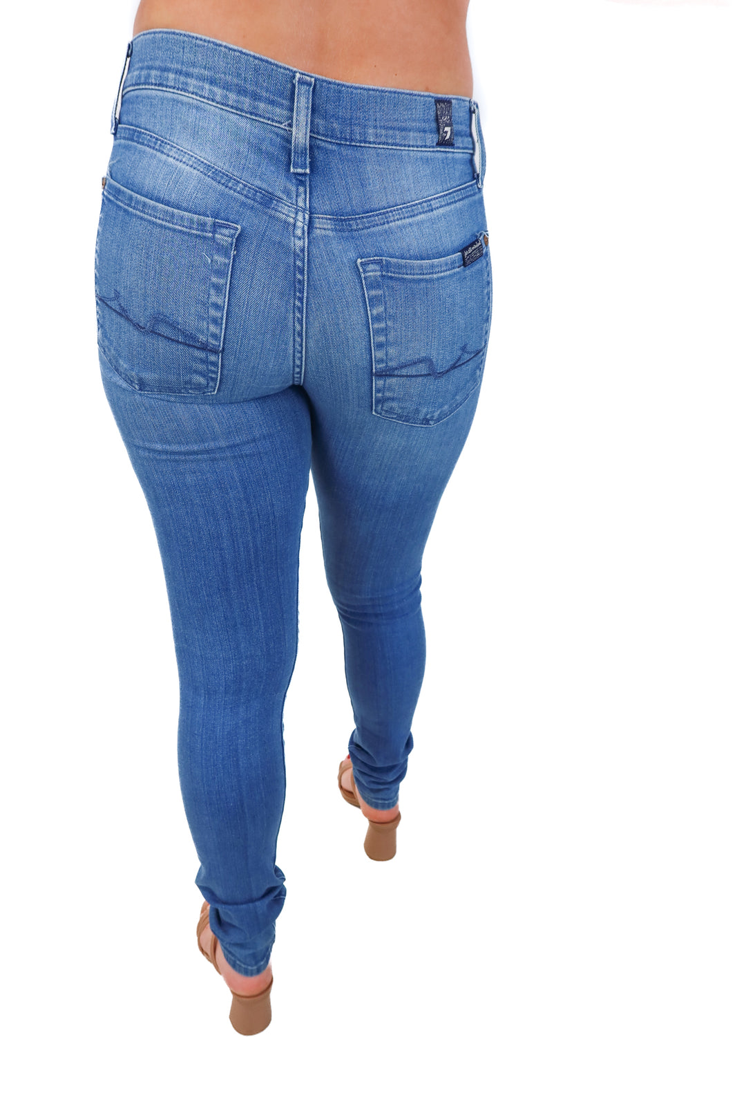 7 for all mankind light wash skinny jeans (27)