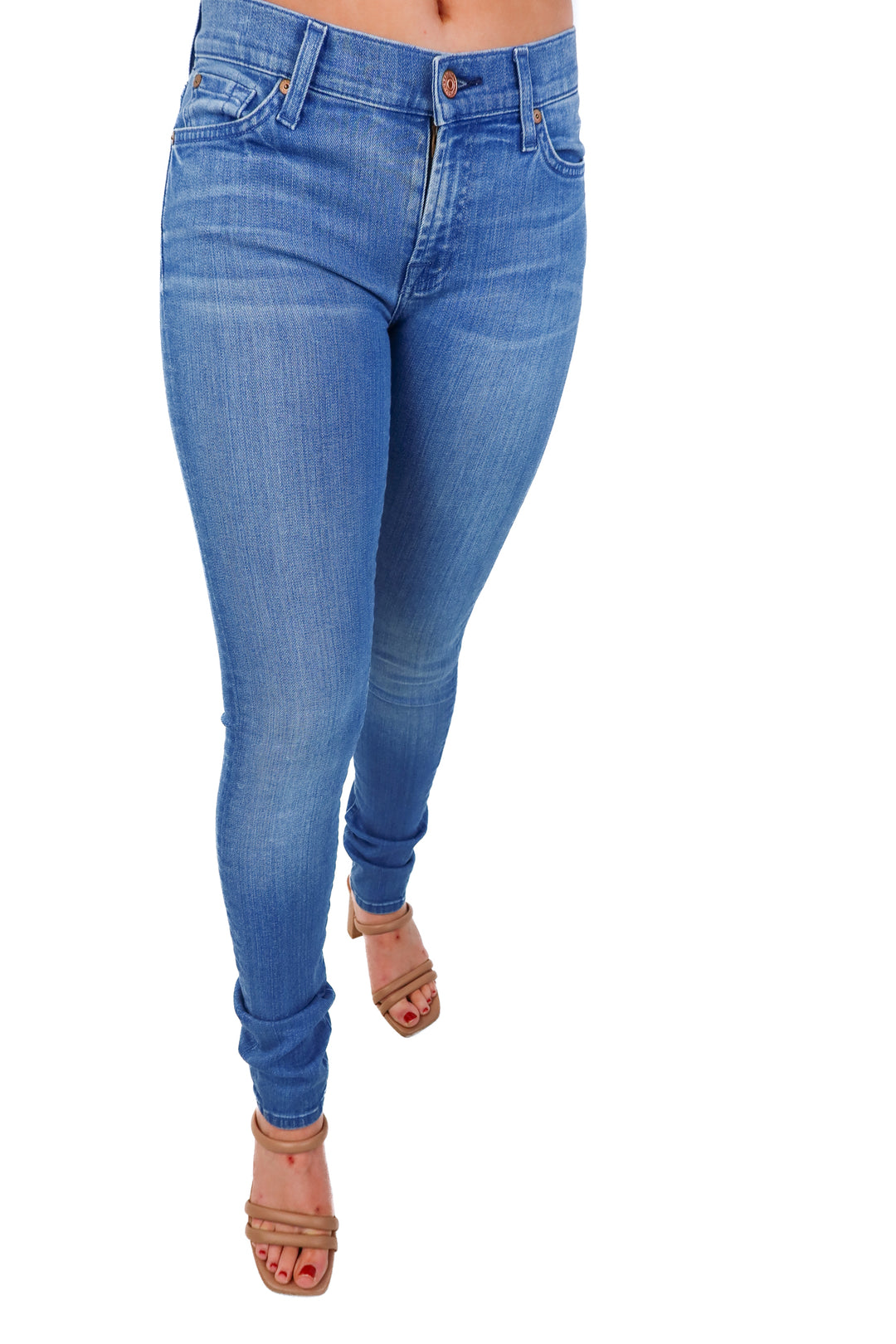7 for all mankind light wash skinny jeans (27)