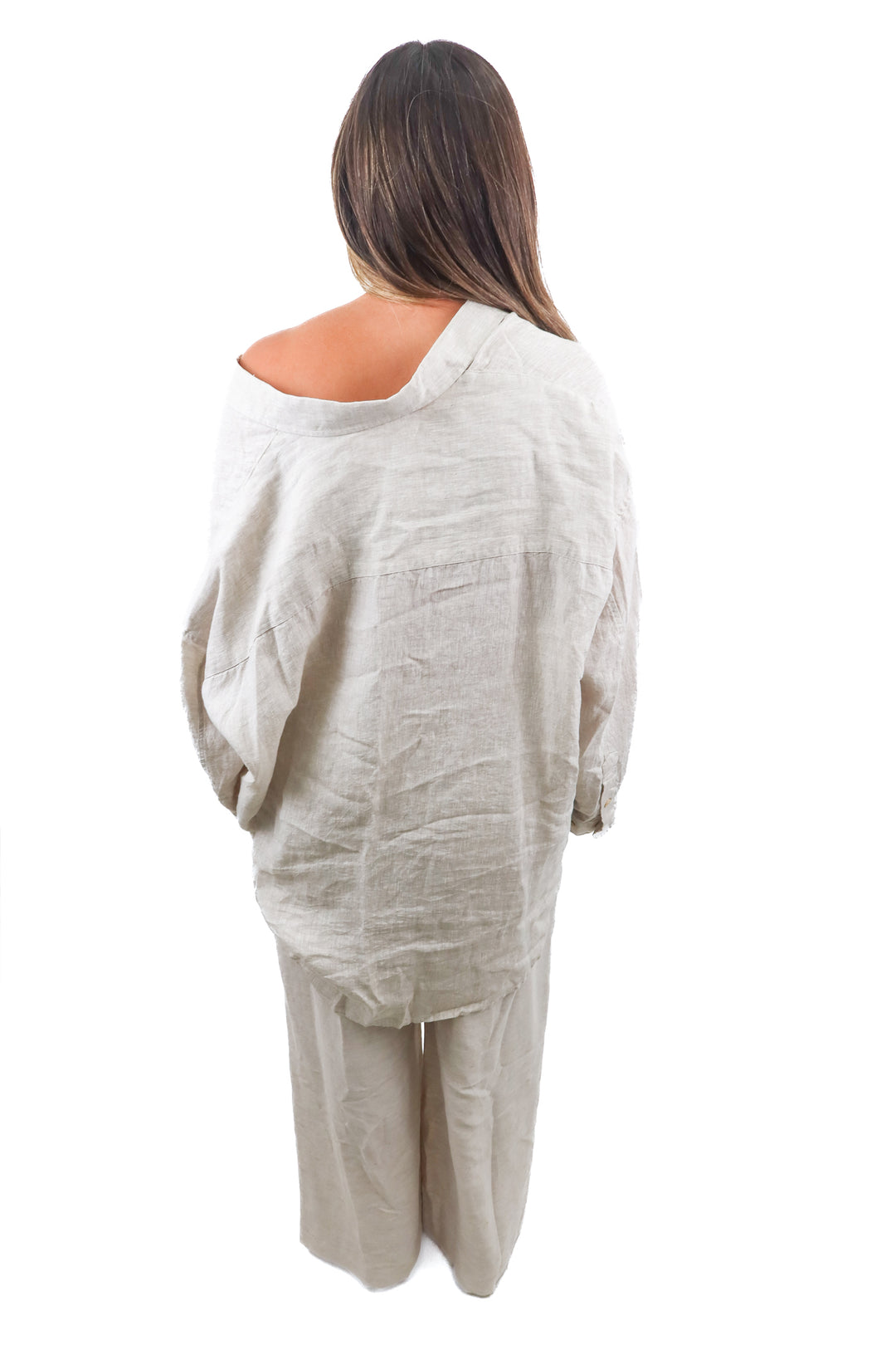 Wilfred cream linen set (XL; retail $236) NWT