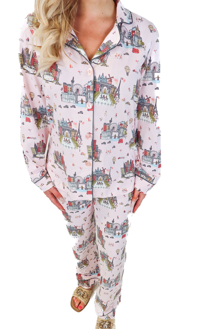Bed head Xmas city pj set NWT (s; retails for $140)