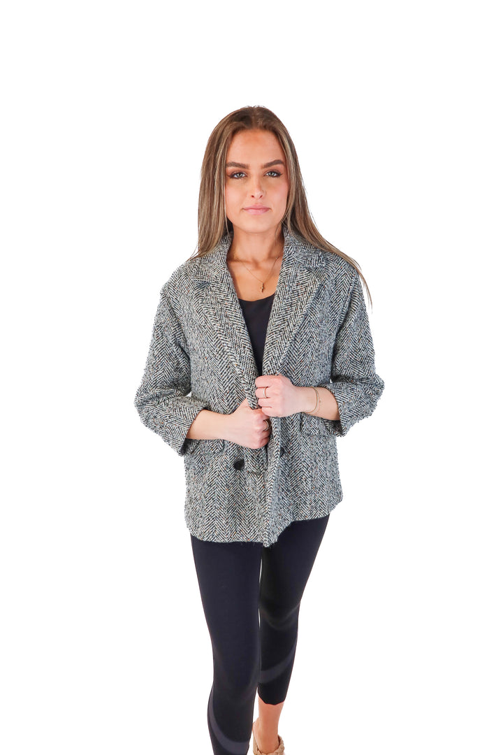 Zara colorful wool jacket (9/10)
