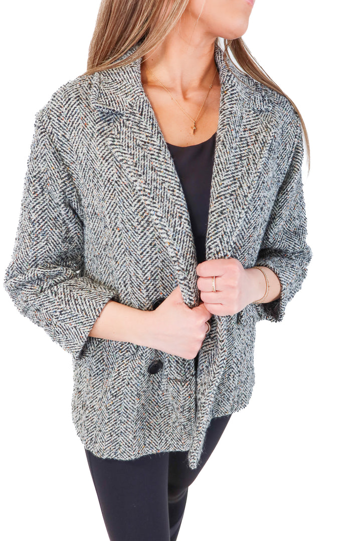 Zara colorful wool jacket (9/10)