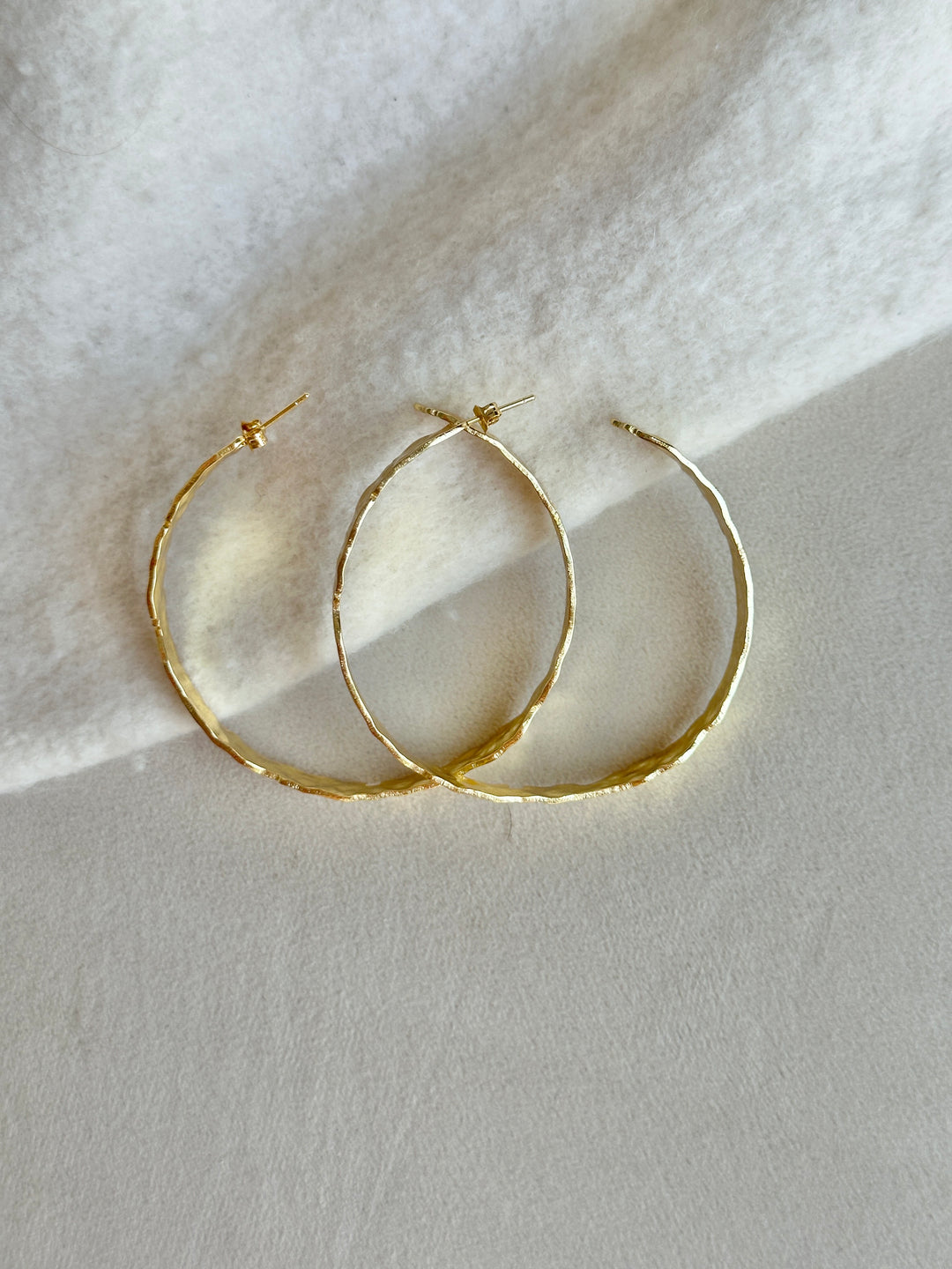Easton Elle 18K-gold dipped hoops, large