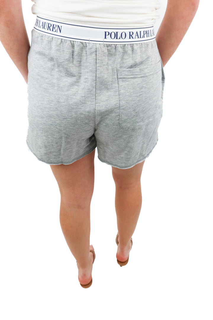 ralph lauren grey boxer shorts (s; retail $69)