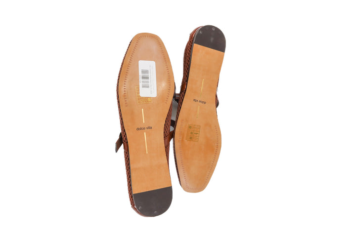 Dolce Vita Brown Knit Maryjanes NWOT (10; retail $130)