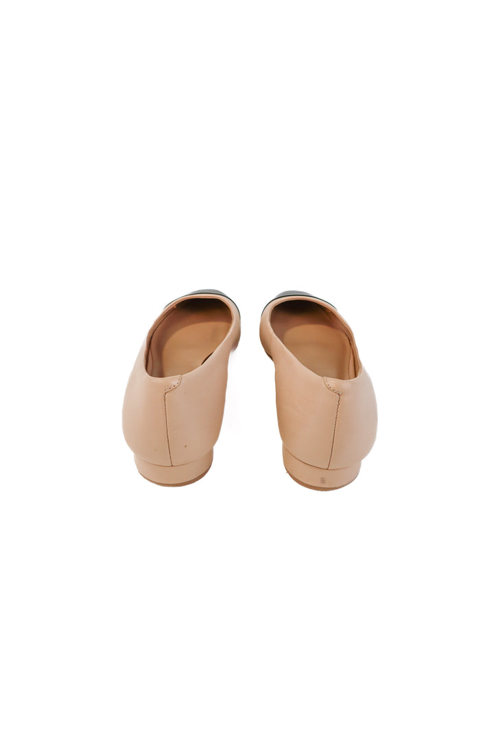 Steve Madden Leather Cap Toe Ballet Flats (10; retail $79.99)