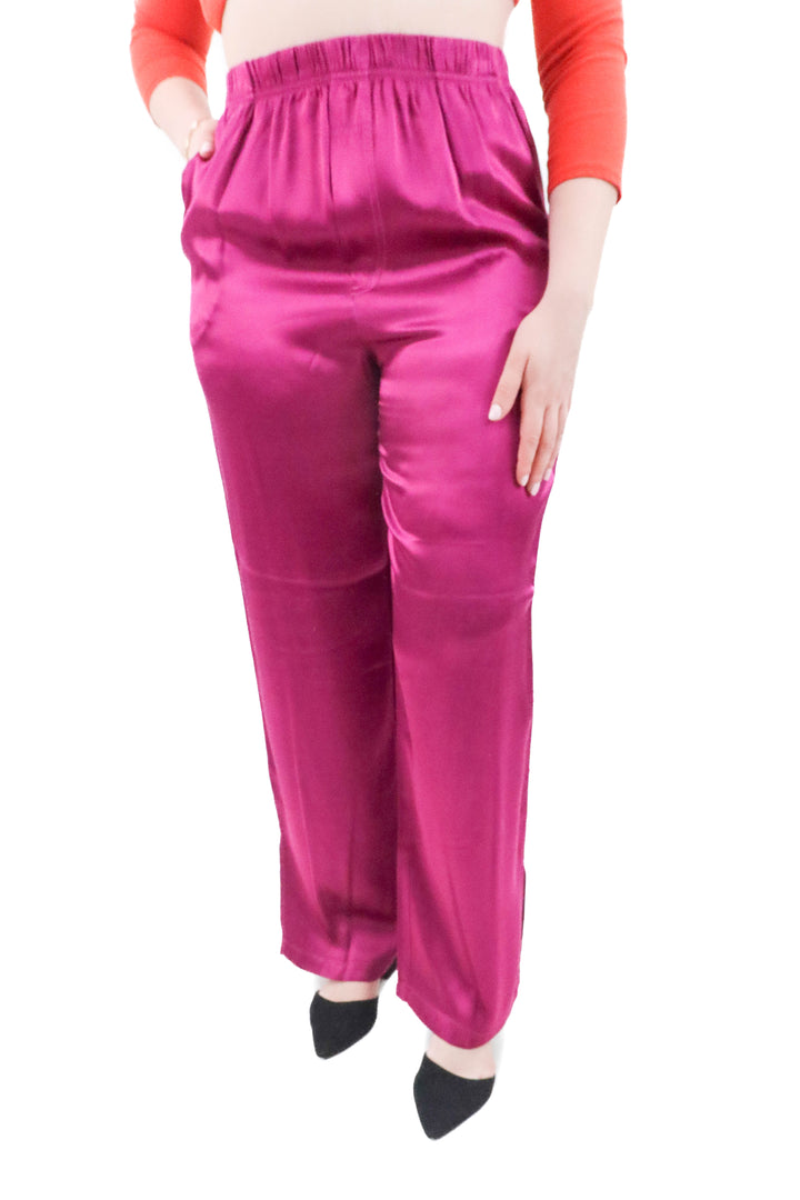 Monrow magenta pant (l; retail $138)