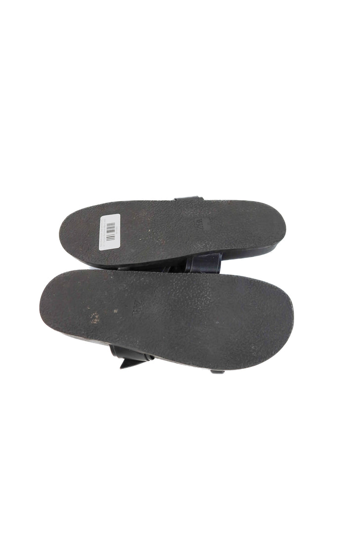 Zara black double strap sandals (41; retail $70)