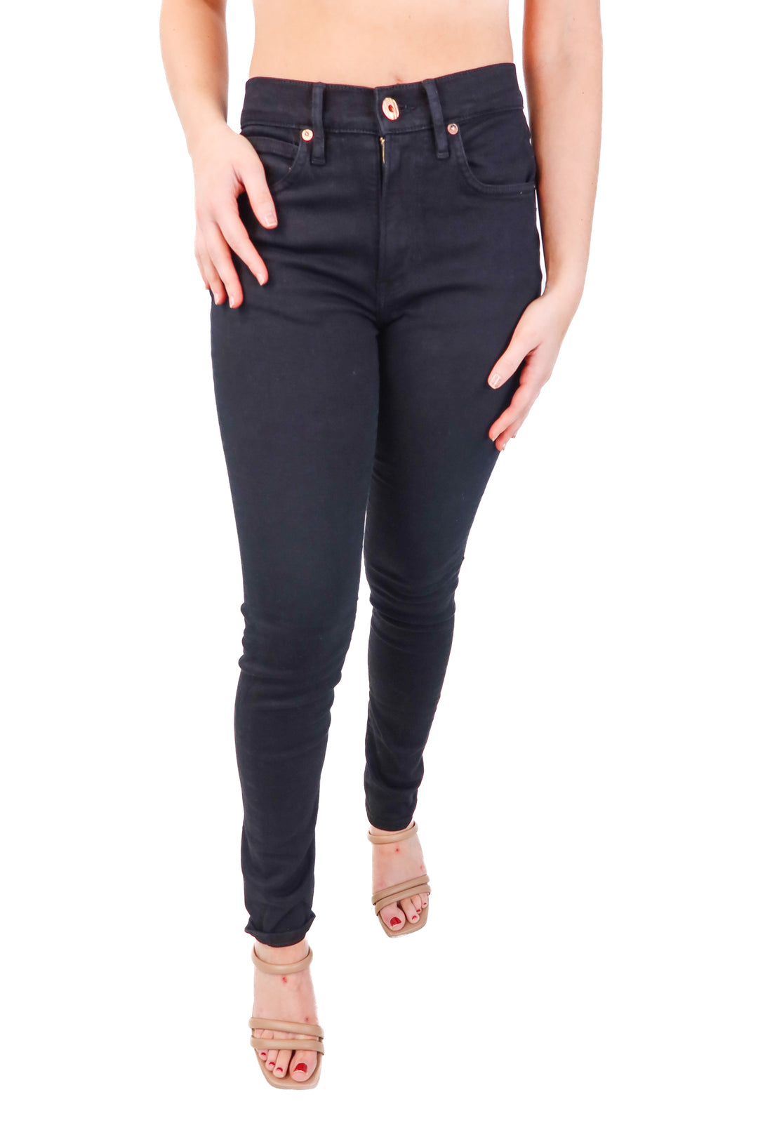 MSL-ALA black straight leg jeans (27)