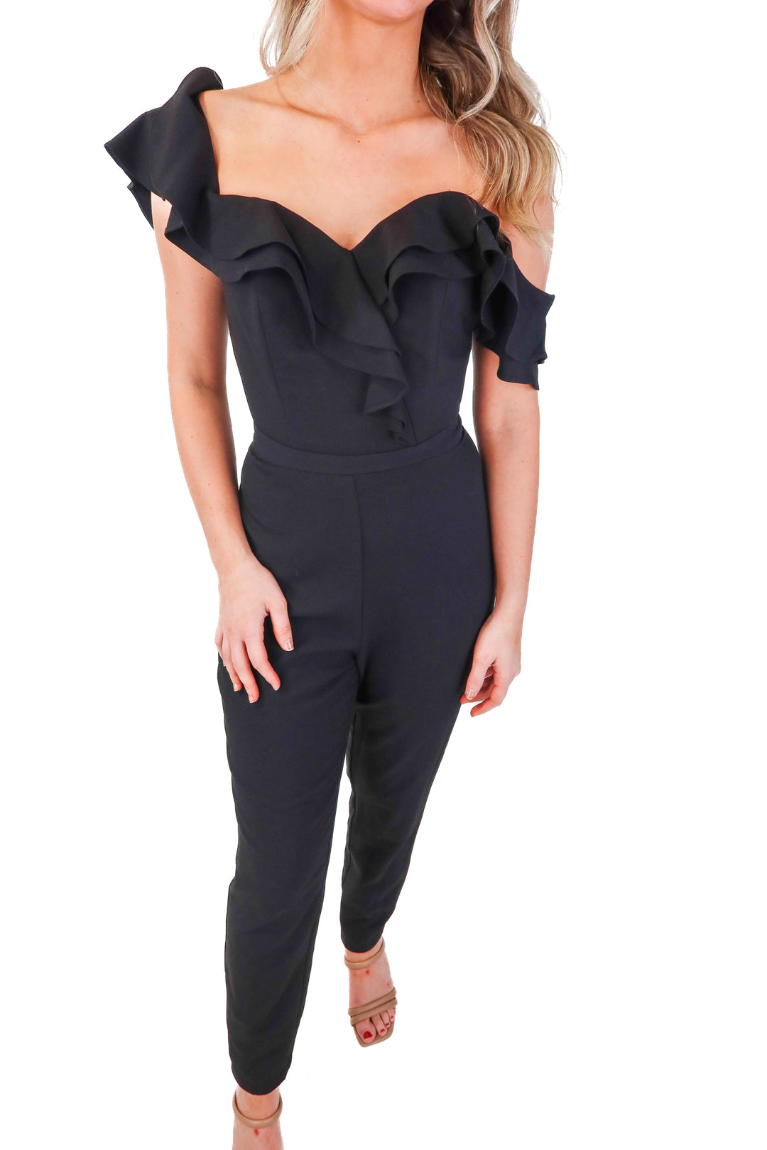 Lipsy black jumpsuit (6; retails $150)